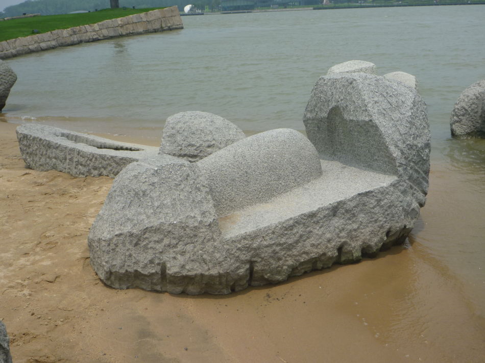 P1060081 月湖公园~以假乱真游沙滩
