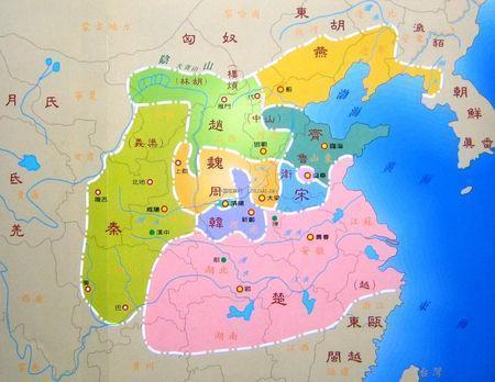 配图 战国七雄国都变迁,楚国7个都城,楚国为什么喜欢迁都?