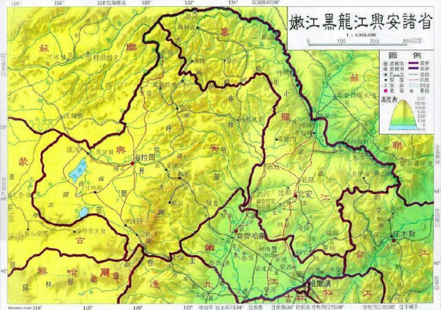 民国时期东北地图 二战时日本曾有一大胆计划,还没等实现就已投降,如今却快被遗忘