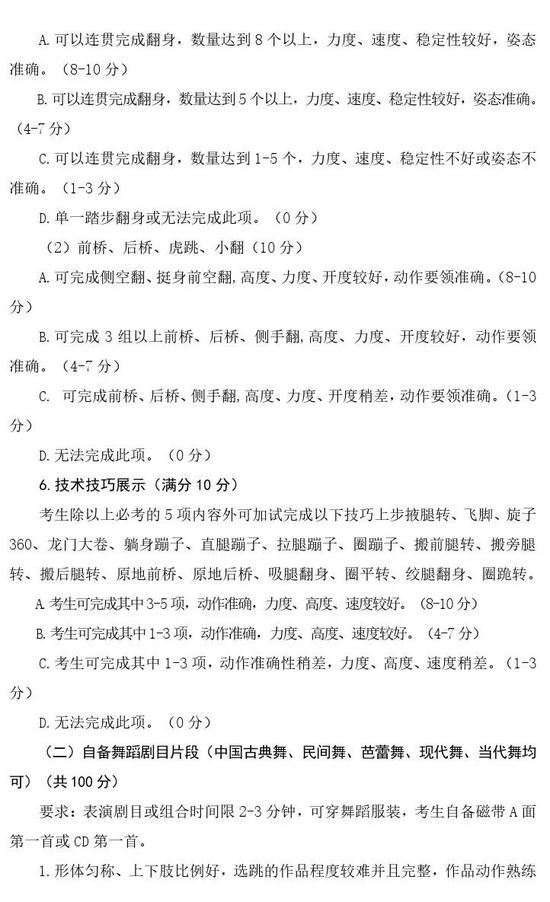 黑龙江2019年高校艺术类专业招生专业课考试说明